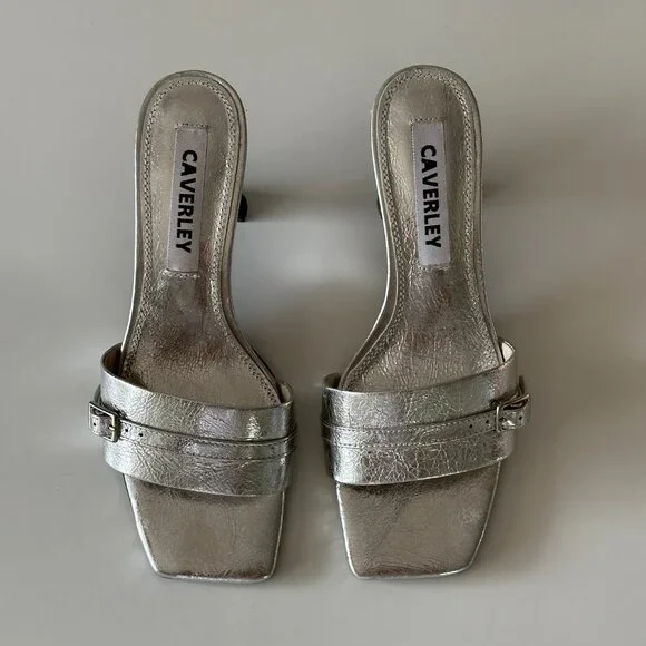 Caverley Silver Sandals - Picture 4 of 9